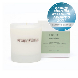 Light Range Lemongrass & Bergamot Candle 30cl Medium