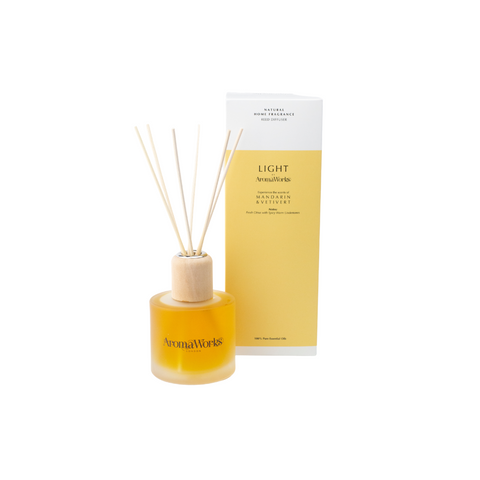 Light Range Mandarin & Vetivert Reed Diffuser 200ml